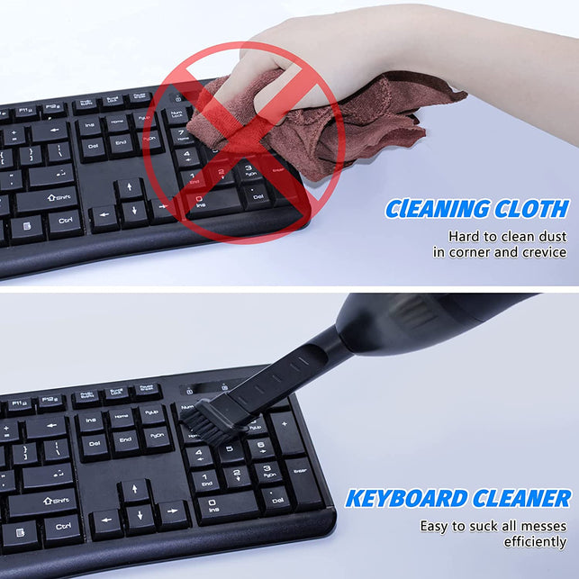 Hayousui 4.3Kpa Keyboard Vacuum Cleaner Mini：Handheld Computer Vacuum Cordless for Car Laptop Sewing Machine Portable Keyboard Vac USB Desk Crumbs Dust Cleaners