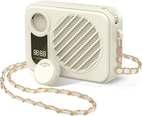 Voice Amplifier for Teacher with Wireless Magnetic Lapel Microphone, Portable Integrated Storage and Charge Design, 20W Powerful Personal Megaphone Speaker for Classroom, Tour Guide, Elderly