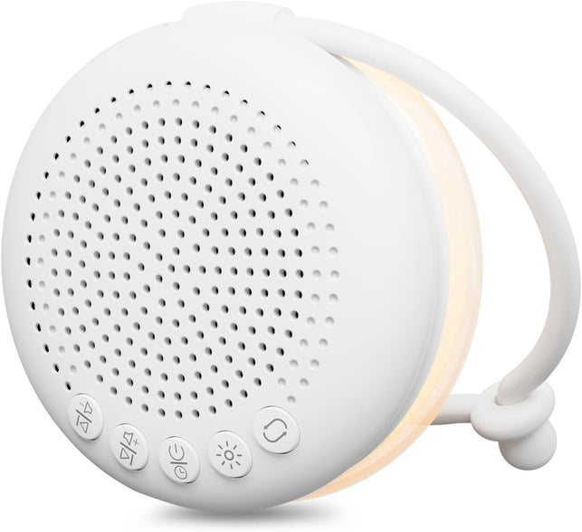 Glocusent White Noise Machine,3-In-1 Portable Sound Machine for Baby