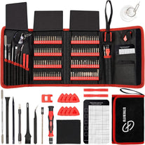 STREBITO Screwdriver Sets 142-Piece Electronics Precision Screwdriver with 120 Bits Magnetic Repair Tool Kit for Iphone, Macbook, Coumputer, Laptop, Tablet, PS4, Xbox, Nintendo, Eyeglasses, Jewelers