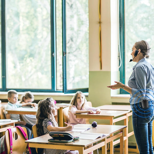 ZOWEETEK Original Voice Amplifier for Teachers with 2 Microphones, Wireless Voice Amplifier Microphone Headset, Portable Speaker Megaphone for Classroom, Training, Teaching, Yoga, Meeting, Speech