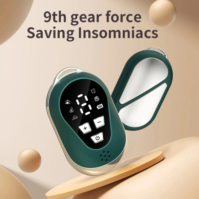 Handheld Music Sleep Aid Device Relaxation Treatment Microcurrent Pulse Hypnosis Insomnia Mental Stress Pressure Anxiety Relief