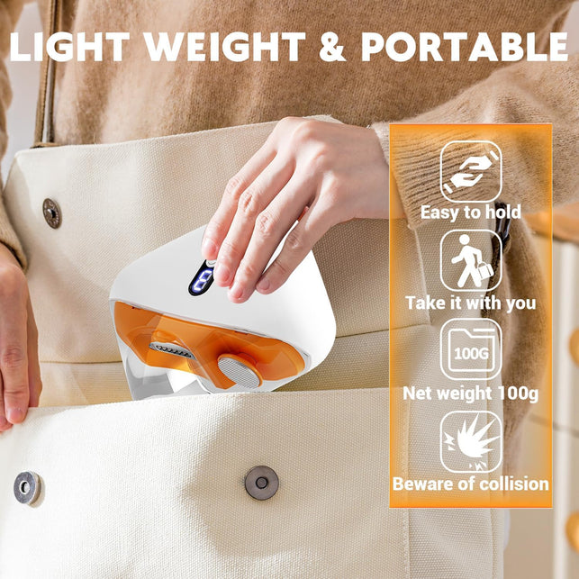 2-In-1 Safety Automatic Electric Nail Clippers for Seniors, 3-Speed