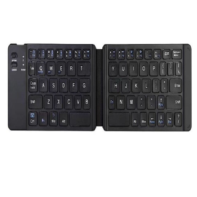 Keyboard Flip Computer Bi-fold/Three Fold Wireless Foldable Keyboard Computer Office Silent U ...