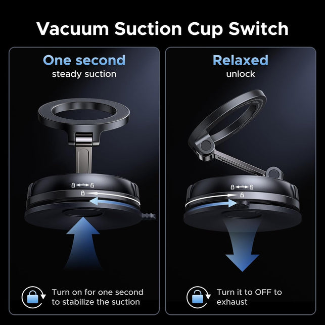 UGREEN Car Phone Holder for Magsafe, Magnetic Phone Holder with Suction Cup