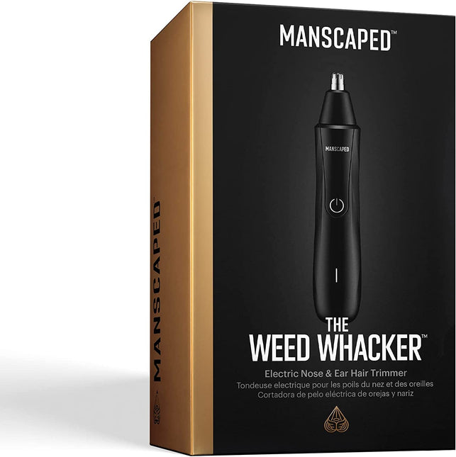 MANSCAPED™ the Weed Whacker™ Nose and Ear Hair Trimmer – 9,000 RPM Precision Tool with Rechargeable Battery, Wet/Dry, Easy to Clean, Hypoallergenic Stainless Steel Replaceable Blade