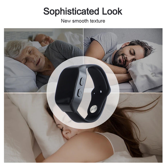 EMS Sleep Aid Watch Microcurrent Pulse Sleeping Anti-Anxiety Insomnia Hypnosis Device Fast Sleep Rest Wristband Watch Relief