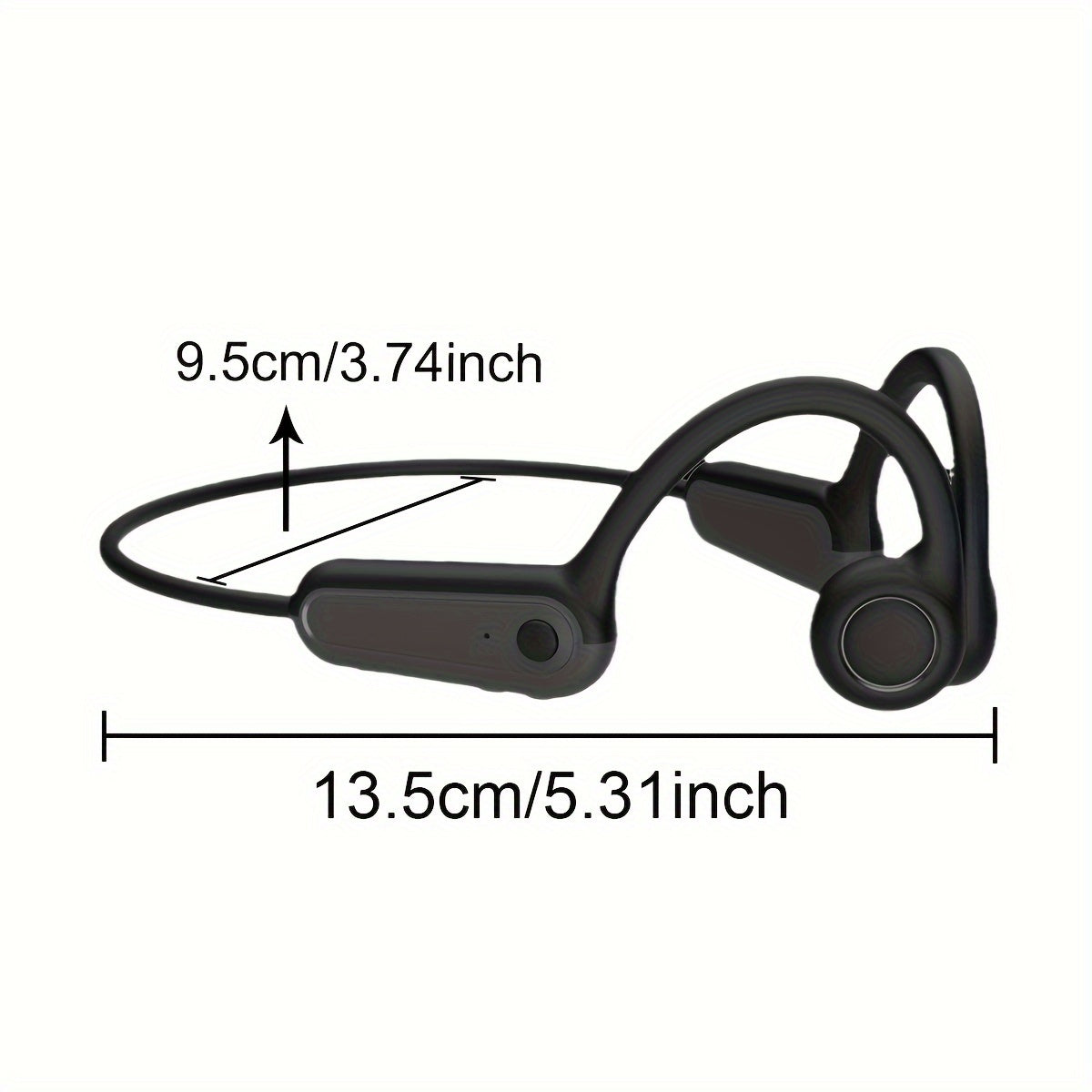 Bone Conduction Headphones, Wireless Bluetooth Open-Ear