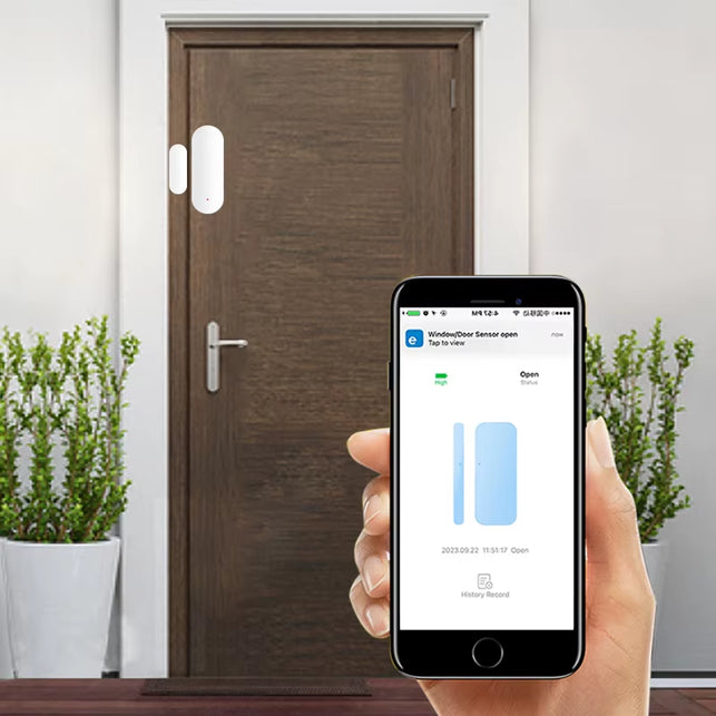 SZKOSTON Zigbee Door Window Sensor Ewelink APP Smart Home Security Protection Door Open Closed Detector for Alexa Google Yandex Alice