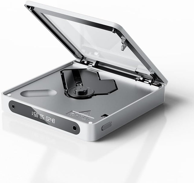 Fiio DM13 Multifunctional Portable Stereo CD Player with Long-Lasting Battery, Supports USB Ripping, Optical/Coaxial/3.5Mm/4.4Mm Outputs (Skylight Bluetooth)