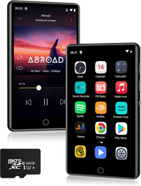 80GB MP3 Player with Bluetooth and Wifi, SWOFY M503Pro Mp3 & Mp4 Music Player with Spotify, Amazon Music, Deezer, Audible,Play Store, 4.0