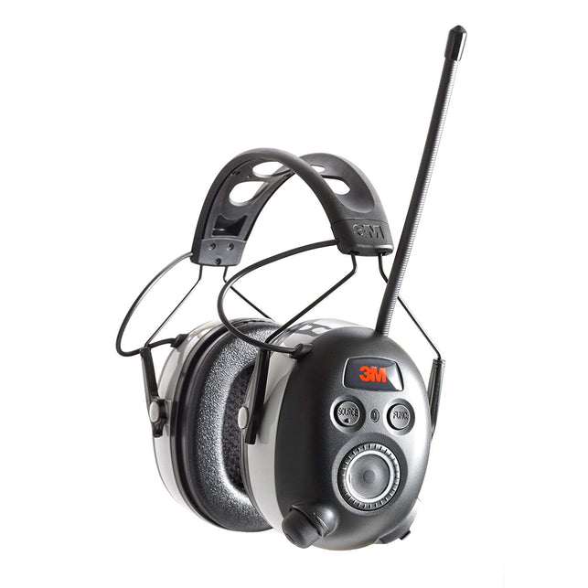3M Worktunes Wireless Hearing Protection with Bluetooth Technology and AM/FM Radio