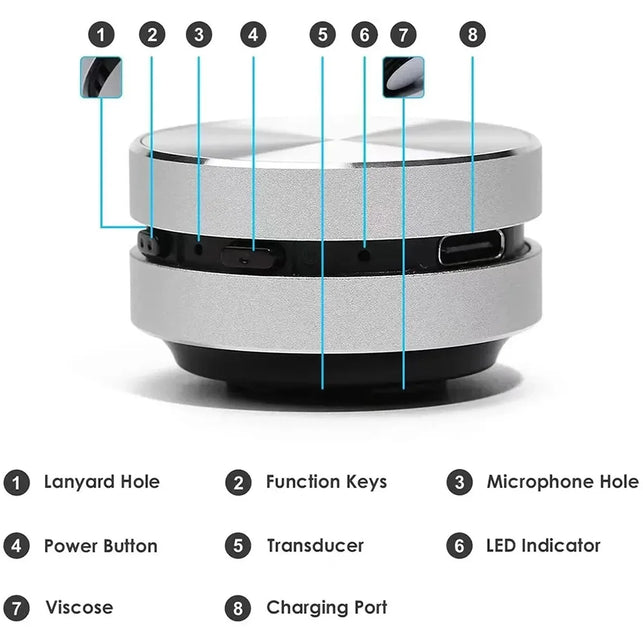 2024 Hot Bone Conduction Speaker Mini Wireless Bluetooth-Compatible TWS Stereo Sound Audio Box Hummingbird Speaker Dropshipping