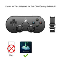 8Bitdo Sn30 Pro for Xbox Cloud Gaming on Android - Bluetooth Controller with Adjustable Clip, 16 Hour Battery