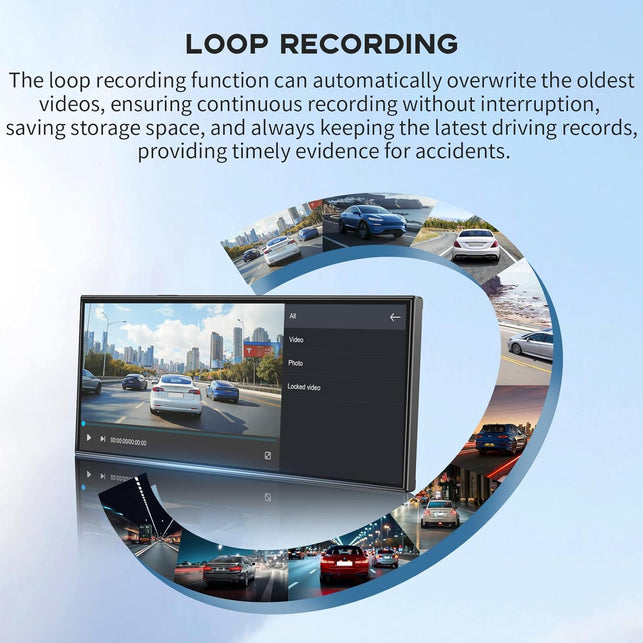 Largest 11.5" Portable Apple Carplay Screen for Car, 4K Wireless Car Play & Android Auto, Upgrade Touchscreen with Dash Cam,App Control/Loop Recording/Backup Camera/Mirror Link/Gps/Fm for All Vehicles