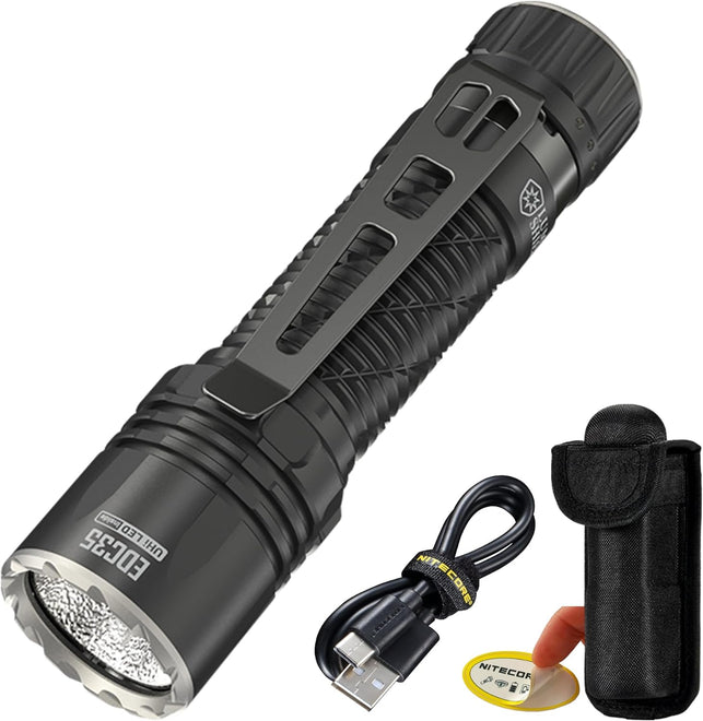 Nitecore EDC35 5000 Lumen EDC Flashlight, USB-C Rechargeable, High Power Super Bright Sticker for Everyday Carry