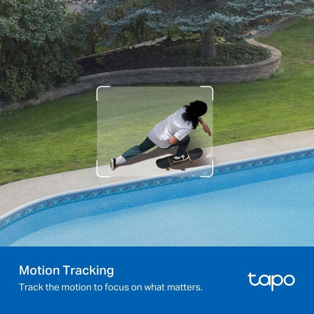 Tapo C530WS Outdoor Pan/Tilt 3K 5MP Security Cam, AI Detection, 2-Way Audio