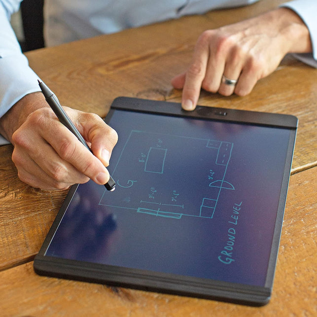 Boogie Board Blackboard Smart Scan Reusable Notebook - Authentic and Original Letter Size Writing Tablet with Stylus for Home, College Studying, and Office - Black, 8.5 X 11