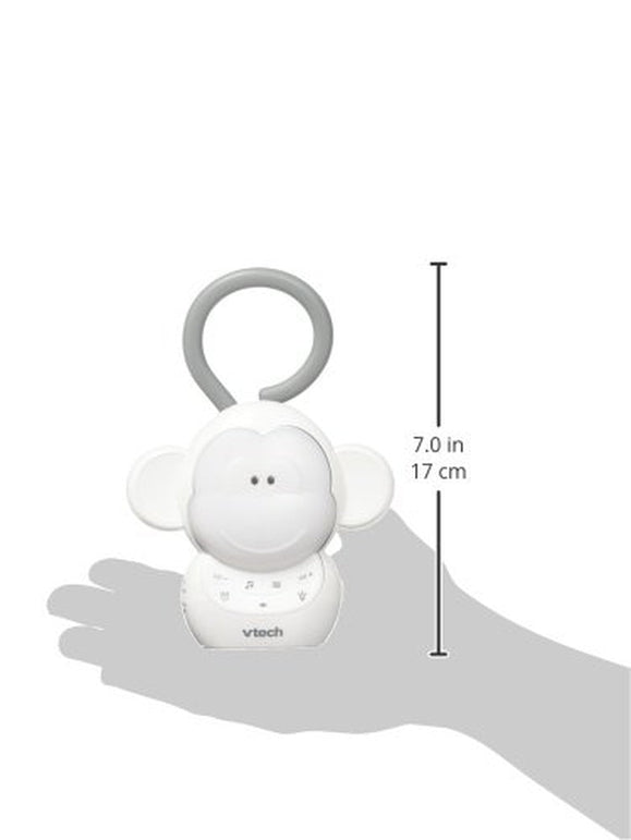 Vtech BC8211 Myla the Monkey Baby Sleep Soother with a White Noise Sound Machine Featuring 5 Soft Ambient Sounds, 5 Calming Melodies & Soft-Glow Night Light, 1 Count (Pack of 1)