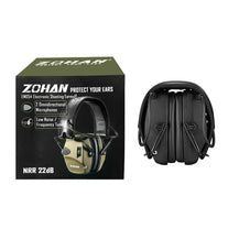 ZOHAN Electronic Shooting Ear Protection Sound Amplification Anti-Noise Earmuffs Professional Hunting Ear Defender Outdoor Sport