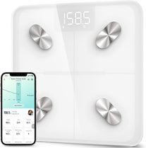 Etekcity Smart Scale for Body Weight, BMI, Body Fat, Bluetooth, White