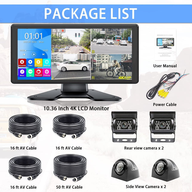 thumbnail image 2 of Iposter HD 1080P Backup Camera IP69 Waterproof – For Truck, Trailer, Box Truck, RV 2 of 5