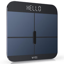 WYZE Smart Scale X for Body Weight, Digital Bathroom Scale for BMI, Body Fat, Water and Muscle, Heart Rate Monitor, Body Composition Analyzer for People, Baby, Pet, 400 Lb, Blue