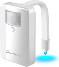 CHUNACE 16-Color Toilet Night Light, Motion Activated Detection Bathroom Bowl Lights, Unique & Funny Birthday Gifts Idea for Dad Teen Boy Kids Men Wom