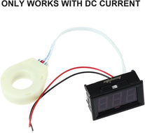 bayite DC 5-120V 100A Mini Digital Current Voltage Amp Meter Ammeter Gauge with Hall Effect Sensor Transformer