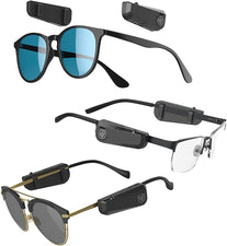 JLab JBuds Frames Wireless Open-Ear Audio for Your Glasses | 8-hour Bluetooth Playtime