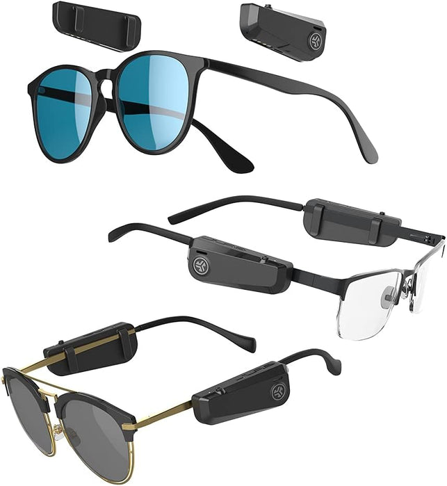 JLab JBuds Frames Wireless Open-Ear Audio for Your Glasses | 8-hour Bluetooth Playtime