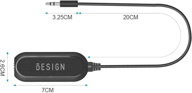BESIGN Ground Loop Noise Isolator for Car Audio/Home Stereo System with 3.5mm Audio Cable