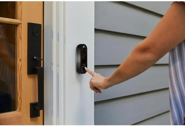 Arlo Video Doorbell | HD Video Quality, 2-Way Audio, Package Detection | Motion Detection and Alerts | Built-in Siren | Night Vision | Easy Installati