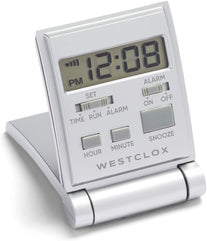 Westclox Travelmate LCD Travel Folding Alarm Clock 5