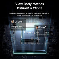 Etekcity Upgraded Smart Scale for Body Weight, FSA HSA Store Eligible, Bathroom Digital Scale with BMI, Body Fat, Muscle Mass, 13 Metrics with a Large Display, Support Offline Mode and Apps Connection