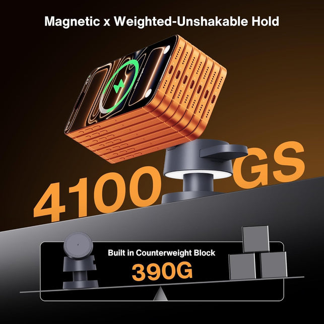 Ivanky 4 in 1 Qi2 Certified Wireless Charger for Iphone 17 Charging Station with Night Light, 15W 3 in 1 Travel Stand for Magsafe Charger for Iphone 17/16/15/14/13/12/11 Pro/Max Apple Iwatch Airpods