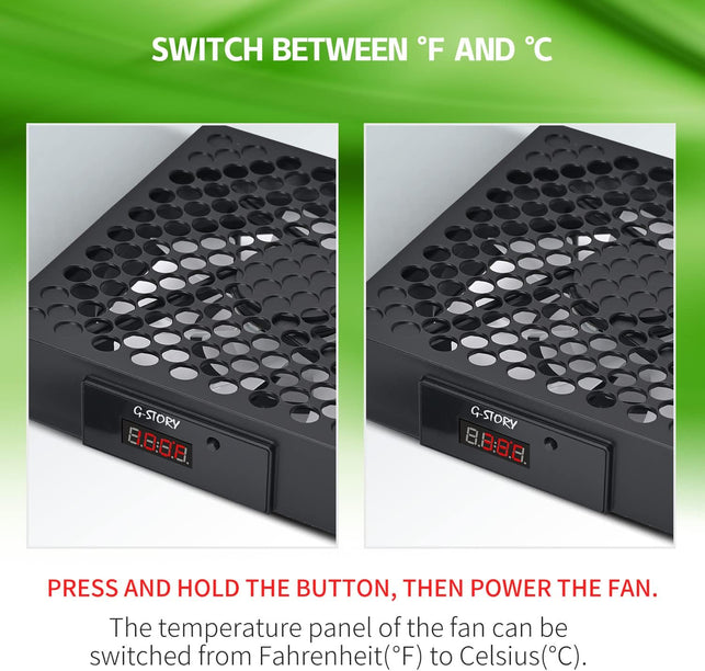 G-STORY Lüfter Für Xbox Series X, cooling fan for Xbox Series X