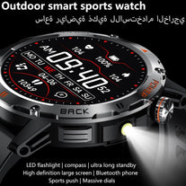 Bostbo Smart Watch for Men [Answer/Make Calls] 1.53" IPS Full Touch Screen, Tracker with Heart Rate Blood Oxygen Sleep Monitor, IP68 Waterproof, Compatible with Android and Ios Phones
