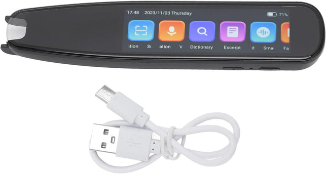 Translation Scanning Pen, Reading Pen Dictionary Pen Scanning Smart Scanner Translator Device for Learners Read Business Travel, 131 Online Languages