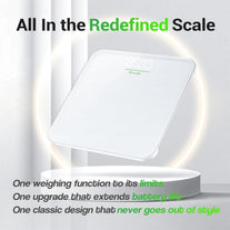 Bathroom Scale for Body Weight, Highly Accurate Digital Weighing Machine for People, Upgraded Batteries Included, Compact Size, LED Display, Physician Scale with Sturdy Tempered Glass, 400Lb