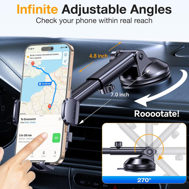 Car Phone Holder,Mobile Phone Holder for Car Phone Mount Air Vent Dashboard