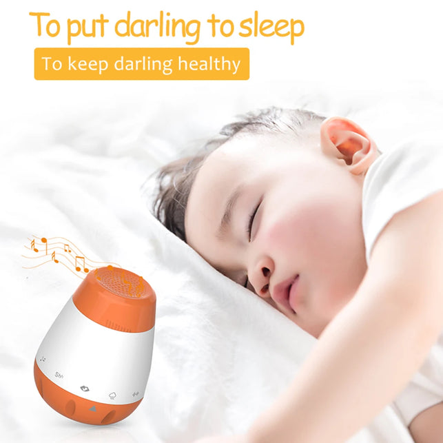 Baby White Noise Machine Smart Music Voice Sensor Infants Bad Sleep Helper Therapy Sound Monitor Generator for Babies Relax Toy