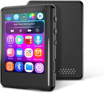 MP3 Player with Bluetooth 5.4,Kids Portable Music Player with Speaker,Fm Radio,Voice Recorder,Touchscreen MP3 Player with Earphones,Built-In Micro SD Card Slot,Supports up to 512GB Expand