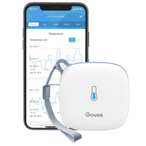 Govee WiFi Thermometer Hygrometer, Smart Humidity Temperature Sensor with App Notification Alert, 2 Years Free Data Storage Export, Wireless Remote Mo