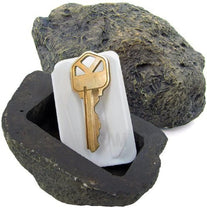 Ram-Pro Hide-a-Spare-Key Rock - Looks & Feels Like Real Stone - Safe for Outdoor Garden or Yard, Geocaching