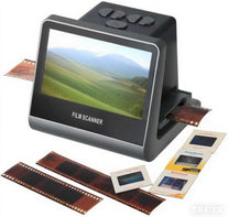 22MP Film and Slide Scanner with 5” LCD Screen, Convert Negatives & Slides 35Mm, 126, 110 Film to High Resolution JPEG Digital Photos (Large)