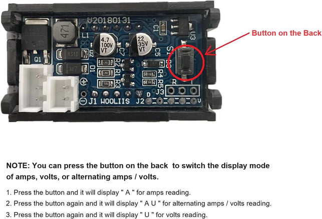 bayite DC 5-120V 100A Mini Digital Current Voltage Amp Meter Ammeter Gauge with Hall Effect Sensor Transformer