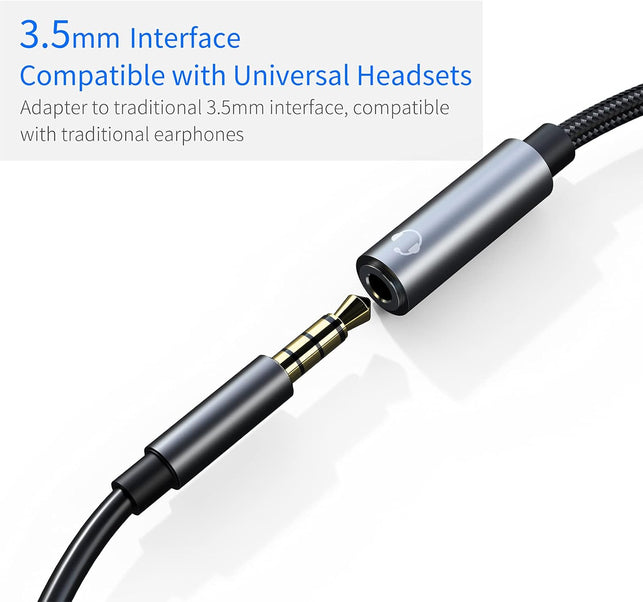 USB c to 3.5mm Headphone and Charger Adapter,2-in-1 USB C PD 3.0 Charging Port to Aux Audio Jack and Fast Charging Dongle Cable Cord Compatible with Samsung Galaxy S22 S21 S20 , Google Pixel 4 3 XL…