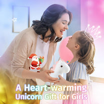 One Fire Unicorn Night Lights for Girls Bedroom,16 Colors Cute Night Light for Kids, LED Rechargeable Unicorn Lamp, Unicorn Gifts for Girls Room Decor, Silicone Baby Night Light Kids Night Light Lamp