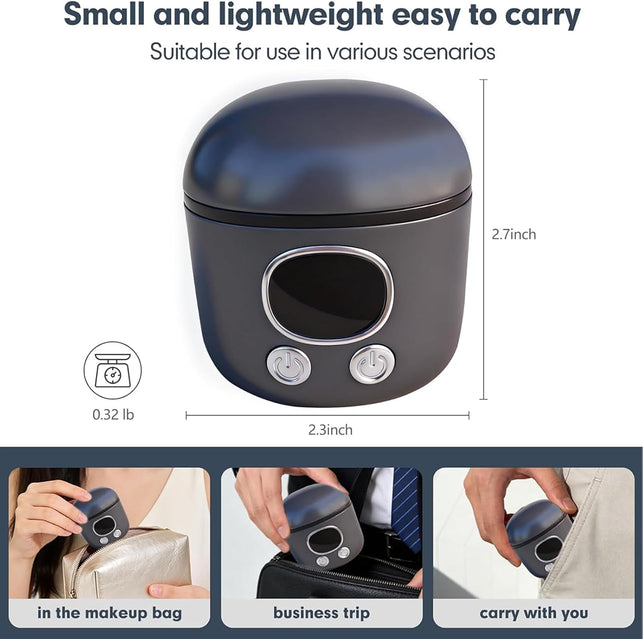 Upgraded 3-In-1 Electric Nail Clipper with 3 Speeds, Magnifying Glass, LED Light, Double Mouth Blade, Clear Vision Electric Nail Trimmer Fingernail Trimmer for Infants, Children, Adult, Elderly
